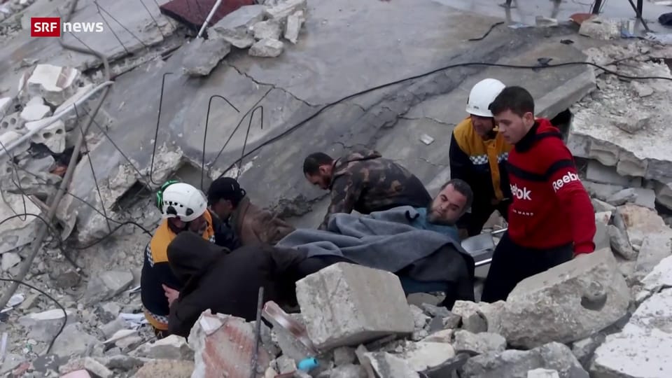 Nach dem Erdbeben ist die Lage in Syrien unübersichtlich  