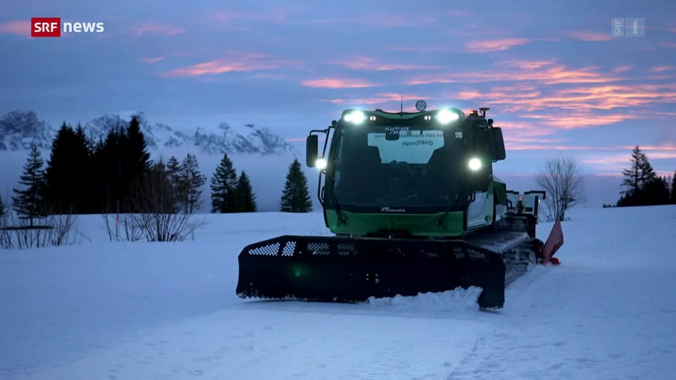 «Die Idee»: Skigebiet Flumserberg setzt E-Pistenfahrzeug ein