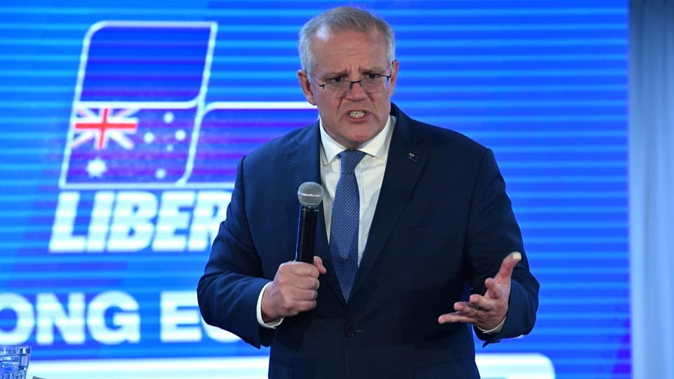Premier Morrison kämpft um seine Wiederwahl