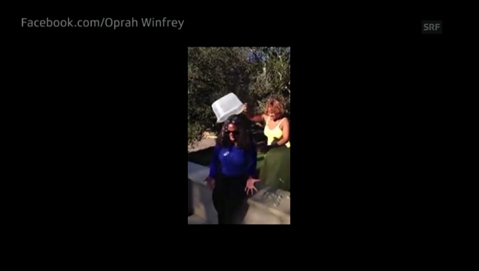 Oprah Winfreys Ice Bucket Challenge (Englischer Originalton)