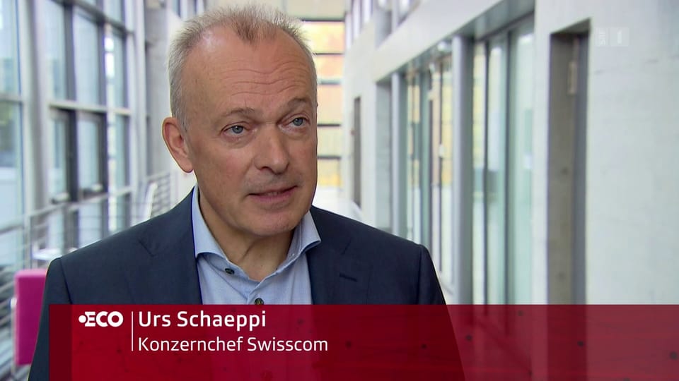 «Es braucht beide Netze», sagt Swisscom-Chef Urs Schaeppi