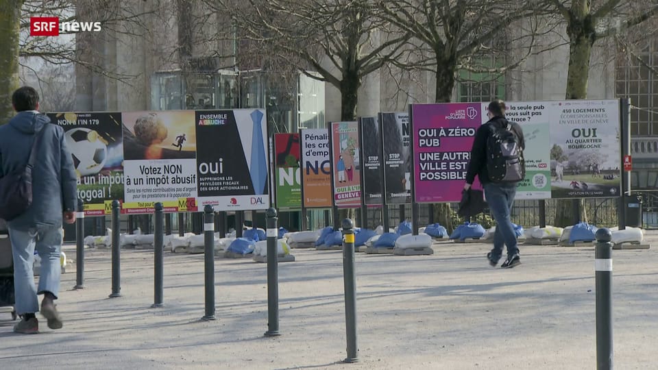 Genf: Kommerzieller Plakatwerbung auf dem Prüfstand