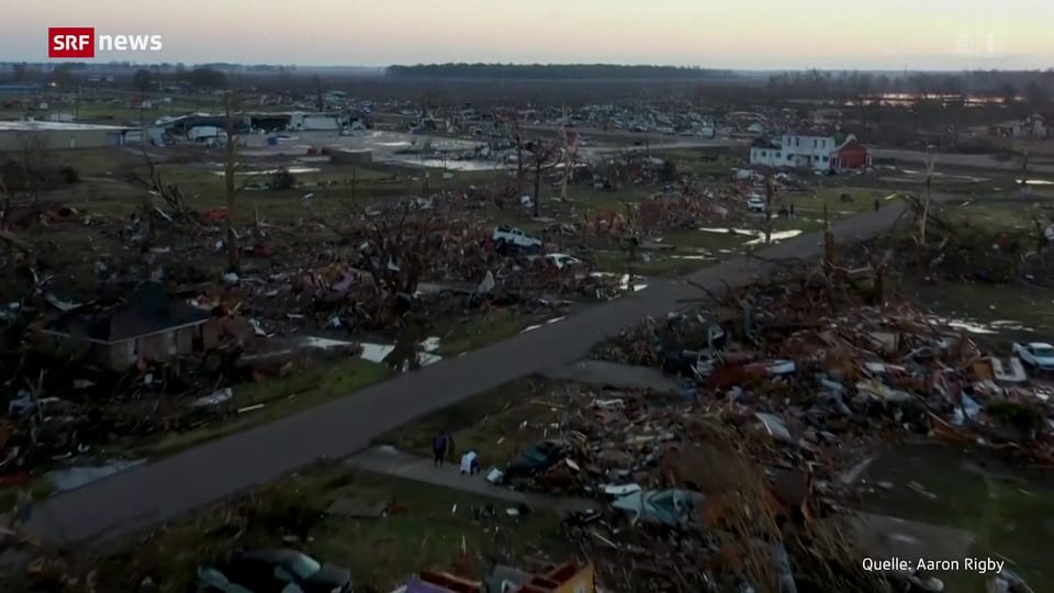 Mississippi nach dem Tornado