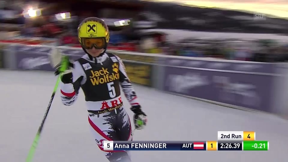 2. Lauf Anna Fenninger («sportlive», 6.3.14)