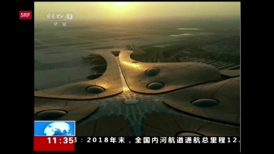 Eröffnung des neuen Flughafens in Peking