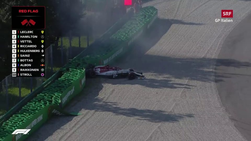 Räikkönen crasht im Qualifying