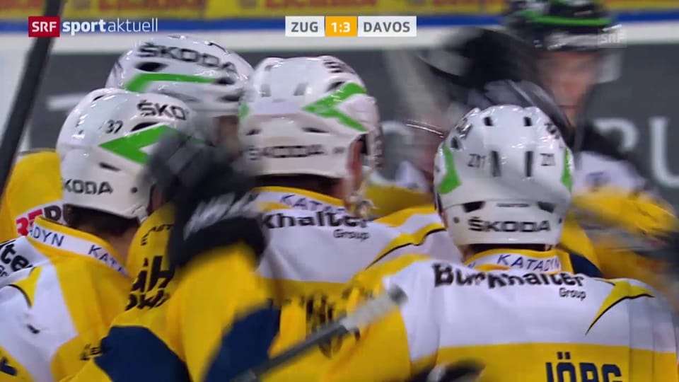Eishockey: Davos schlägt den EV Zug