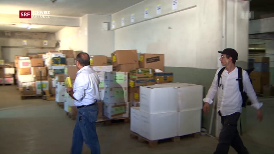 Hunderte Kisten sollen nach Aleppo