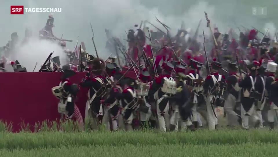 Historische Schlacht von Waterloo