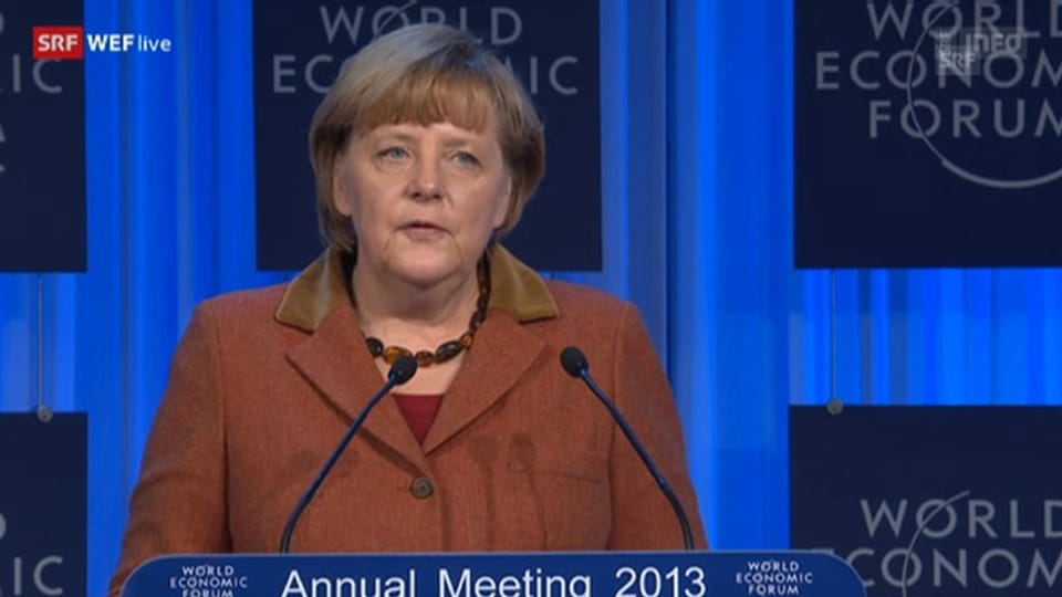 Angela Merkel über Ungleichgewichte in Europa