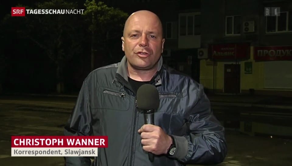 SRF-Korrespondent Wanner aus Slawjansk