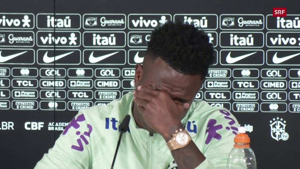 Vinicius bricht an Medienkonferenz in Tränen aus
