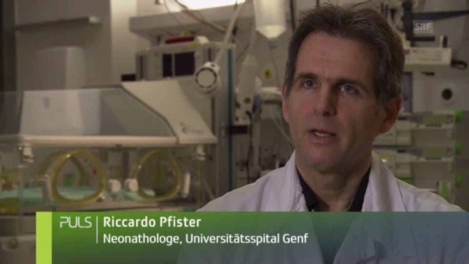 Riccardo Pfister, Neonatologe am Universitätsspital Genf