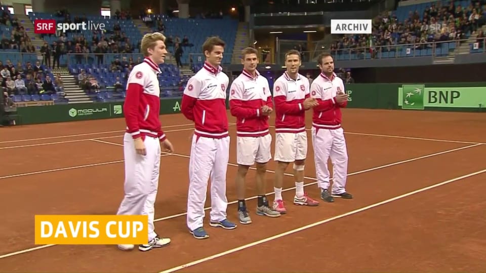So starten die Schweizer in die Davis-Cup-Aufgabe
