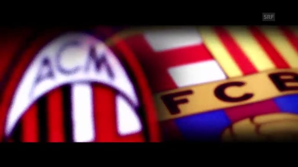 Fussball: Milan gegen Barcelona