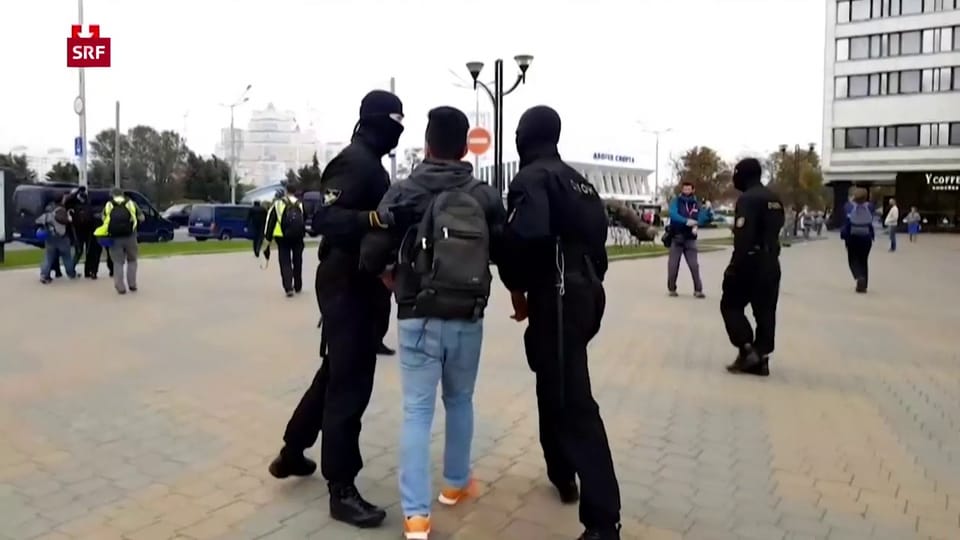 Verhaftungen bei Demonstration in Minsk