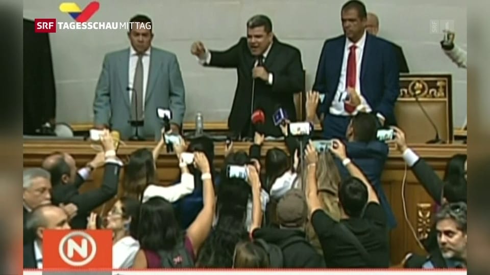 Venezuelas Parlament ist gespalten