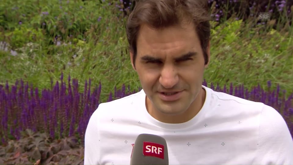 Rückblick und Ausblick in Wimbledon mit Roger Federer