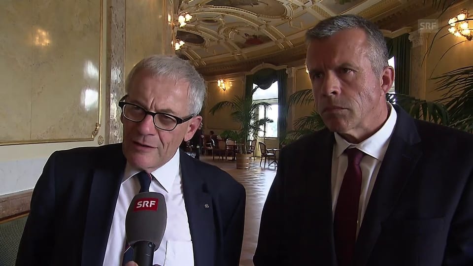 Kurt Fluri (FDP/SO) und Lorenz Hess (BDP/BE)