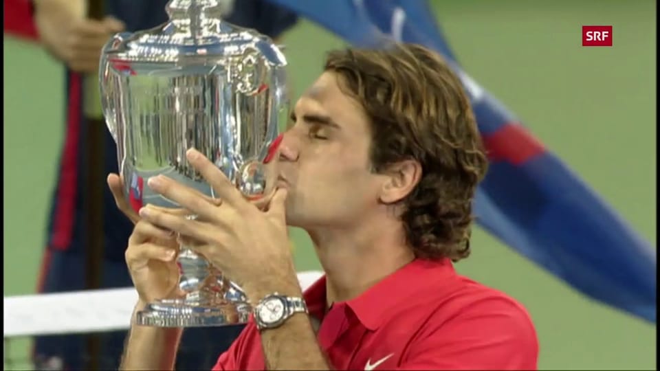 Aus dem Archiv: Federer holt 2008 den 5. US-Open-Titel in Serie