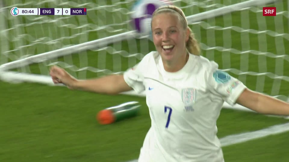 Engländerinnen mit Rekord-Gala gegen Norwegen