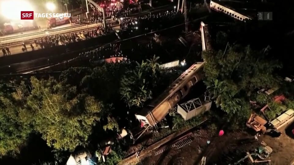 Zugunglück in Taiwan fordert Tote