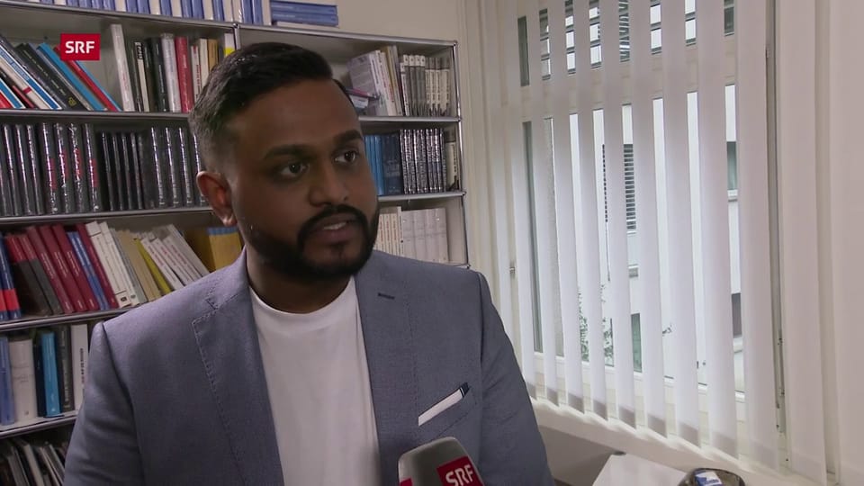 Jananan Nadesalingam von der Privatspitex Seeblick entschuldigt sich im «Kassensturz»-Interview