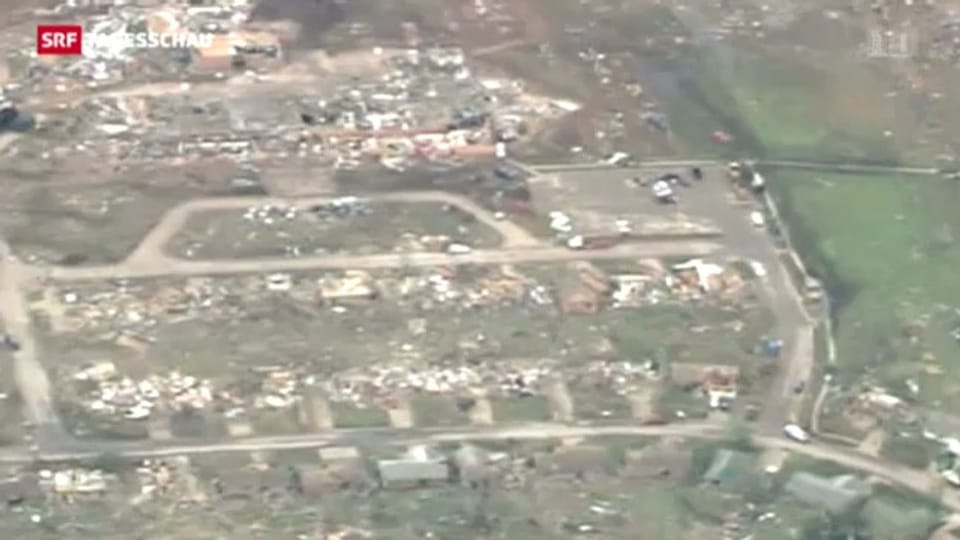 Tornado vernichtet Vorort von Oklahoma City