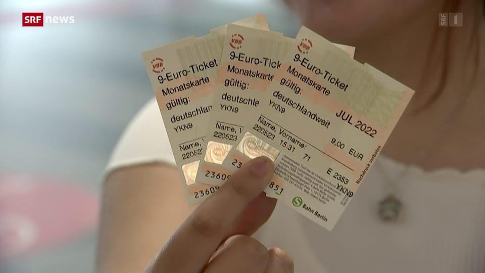 Auf das «9-Euro-Ticket» fahren in Deutschland alle ab