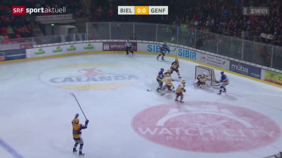 Eishockey: Biel - Genf
