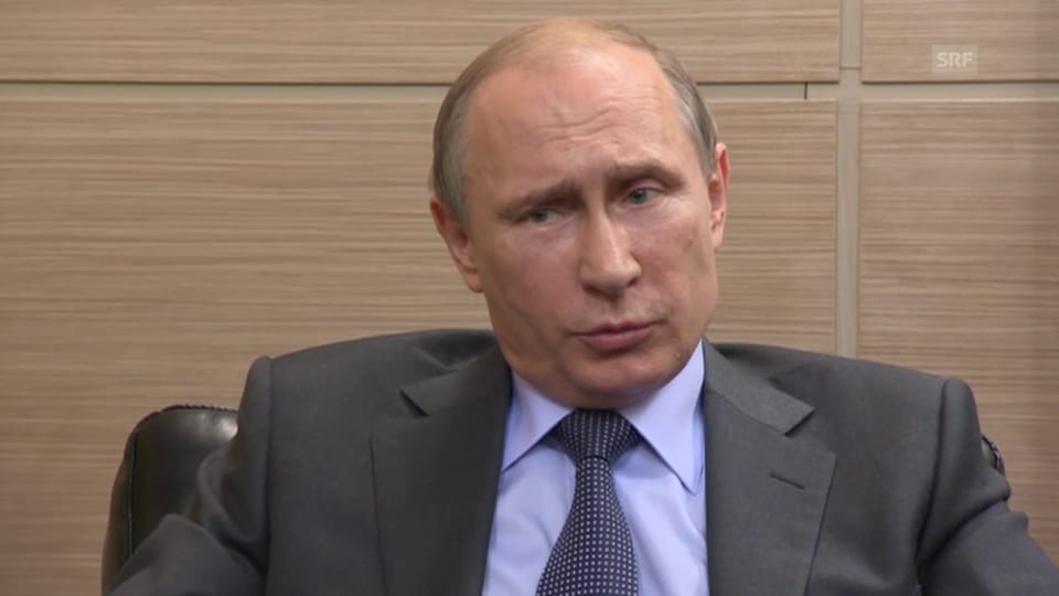 Putin äussert sich zu Blatter (französisch, Quelle: RTS)