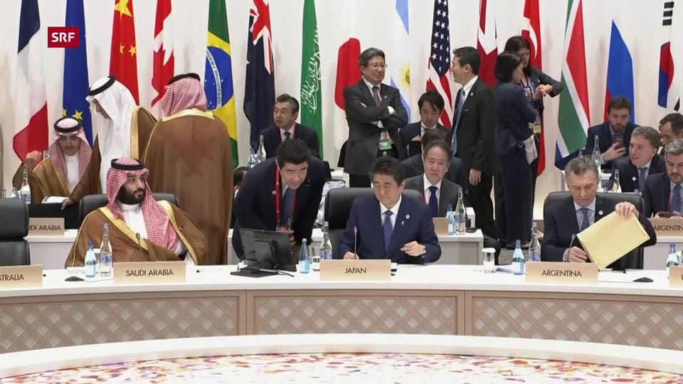 Shinzo Abe eröffnet G20-Abschlusstreffen (unkomm.)