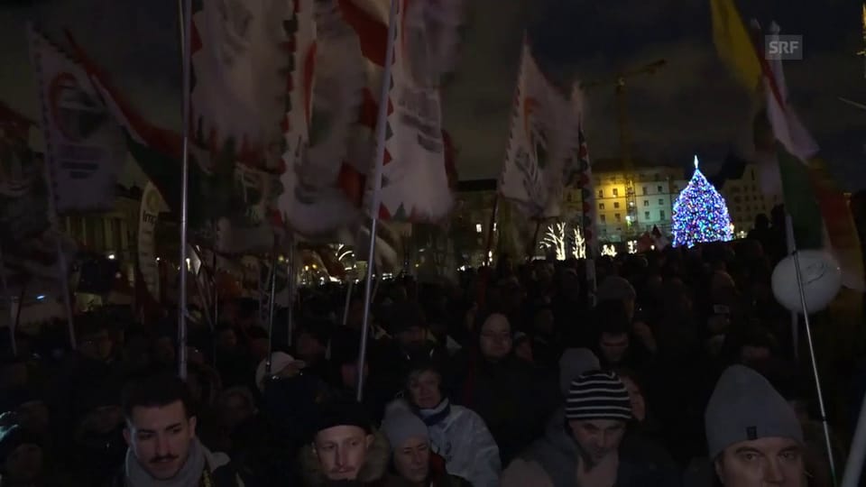 Proteste in Budapest vom Wochenende (unkomm)