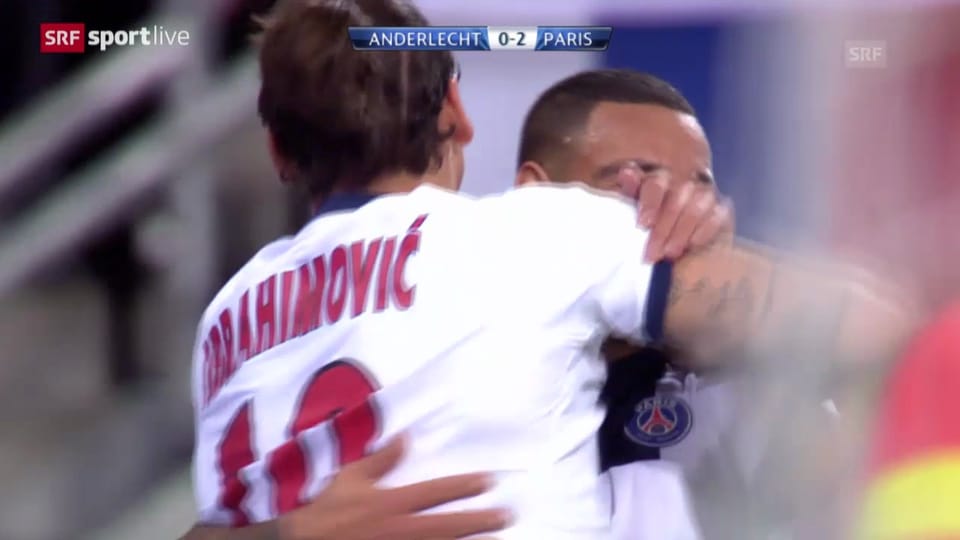 23.10.2013: Anderlecht - PSG 0:5