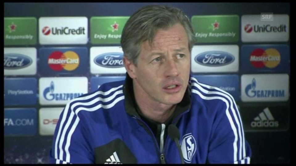 Schalke-Coach Jens Keller vor dem Duell gegen Galatasaray