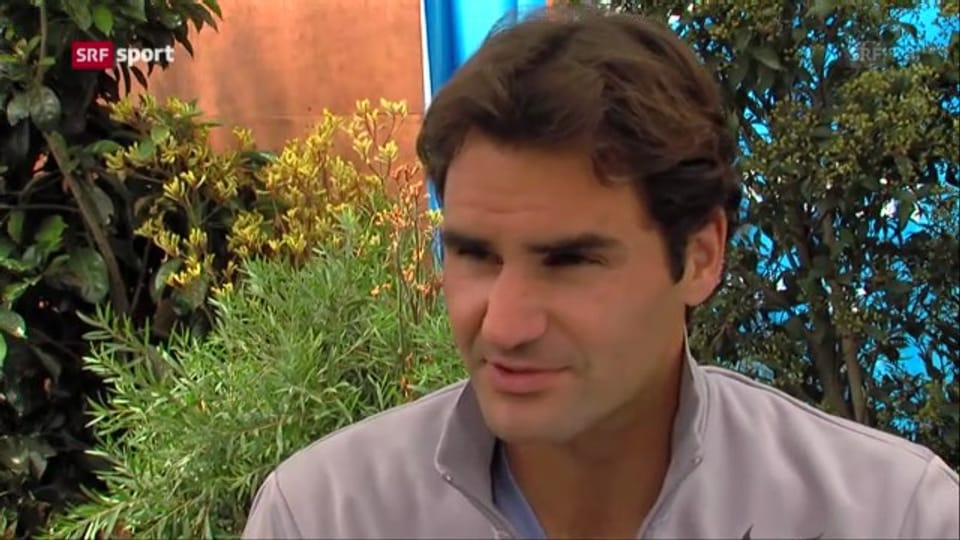 Roger Federer vor den Australian Open