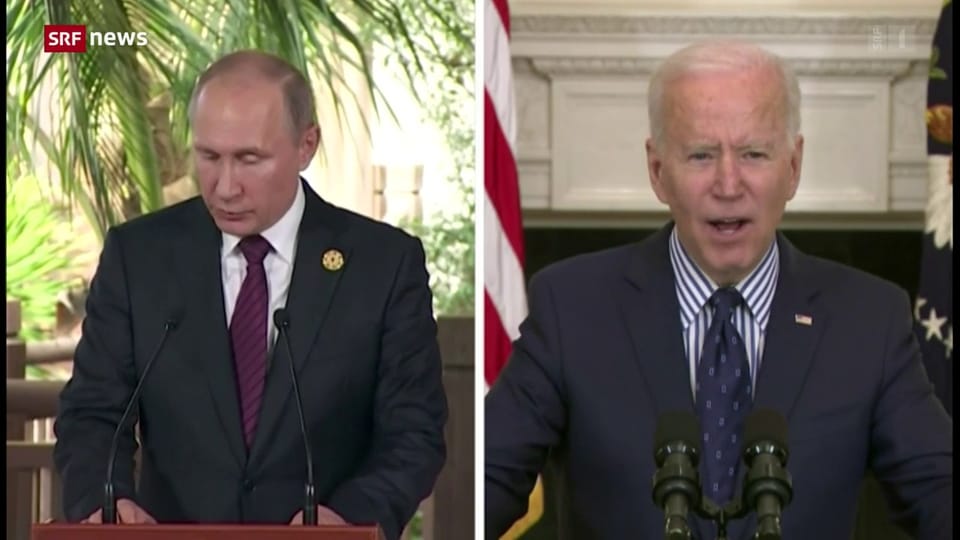 US-Präsident Joe Biden trifft Präsident Putin in Genf
