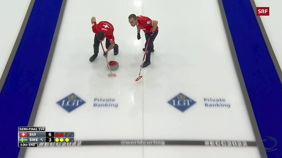 Schweizer Curler drehen gegen Schweden auf und stehen im Final