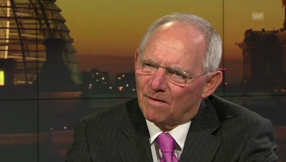 Deutscher Finanzminister Wolfgang Schäuble
