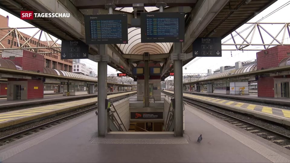 Bahnstreik legt Frankreich lahm