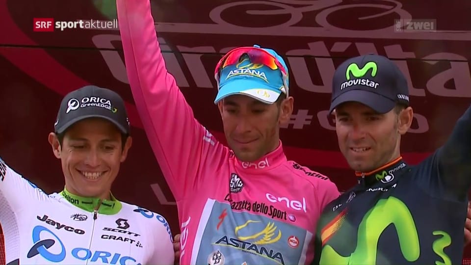 Archiv: Nibali gewinnt die Giro-Ausgabe 2016