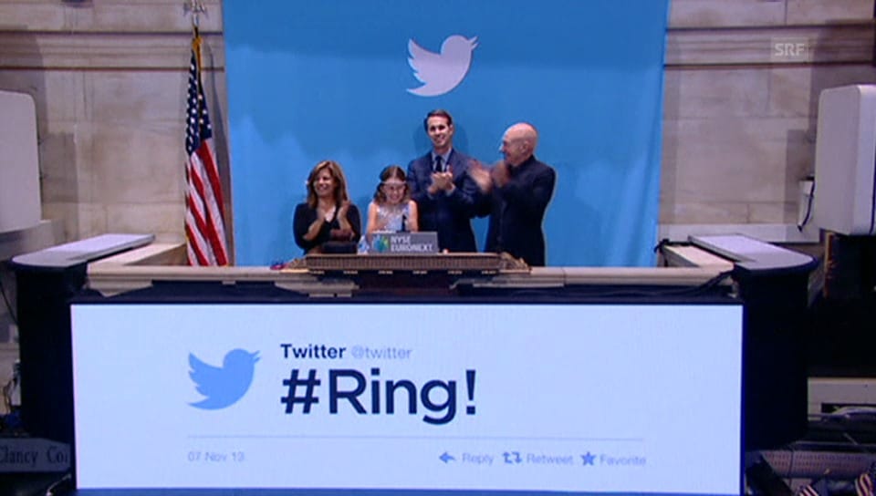 Der Start von Twitter an der Börse in New York