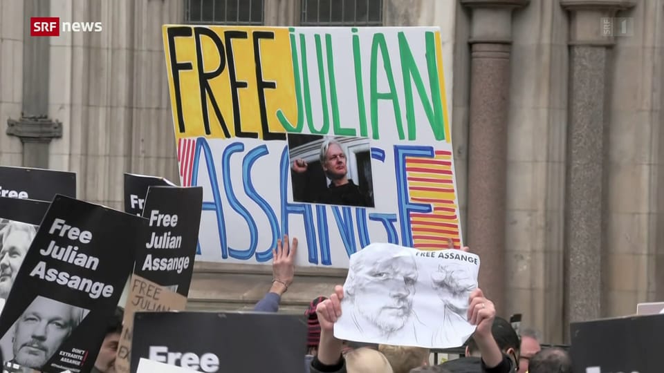 London: Zweitägige Anhörung von Julian Assange hat begonnen