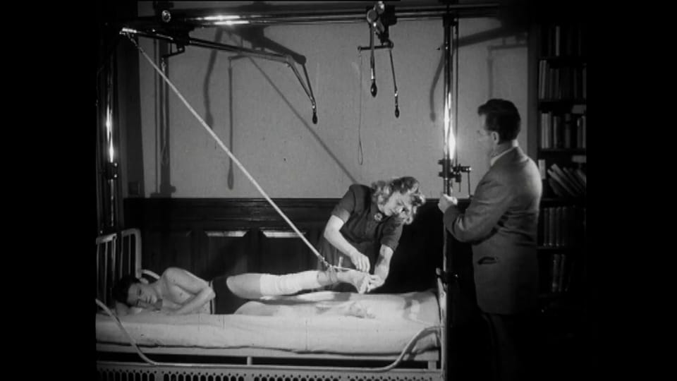 Archiv: Erfindung Gerät zur Hilfe bei Kinderlähmung (12.11.1948)