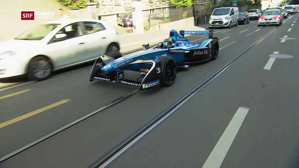 Formel-E-Rennen in der Stadt Zürich