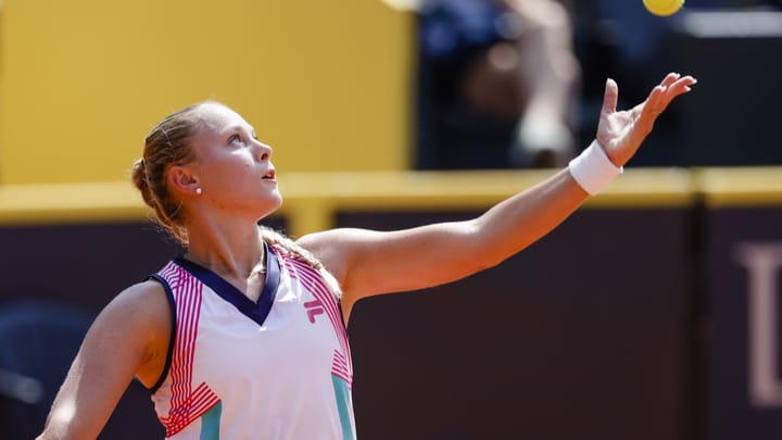 Im vergangenen Juli: Züger mit 1. Sieg auf WTA-Tour