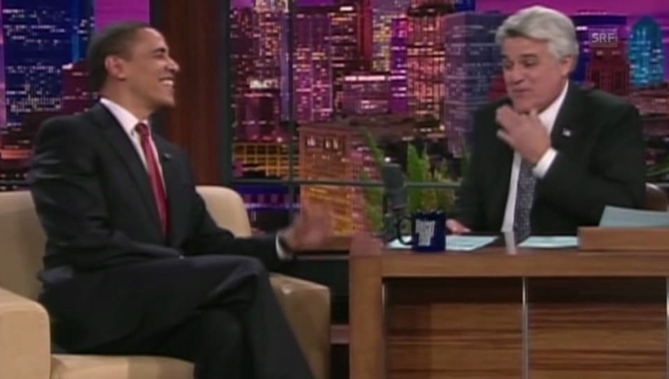 Barack Obama bei Jay Leno (unkomm.)
