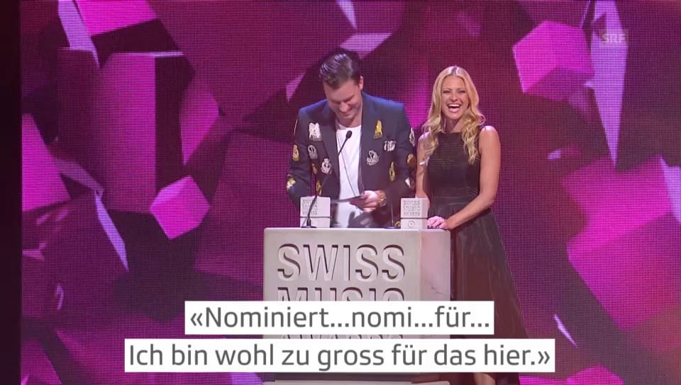 10 Jahre Swiss Music Awards: Die lustigsten Momente
