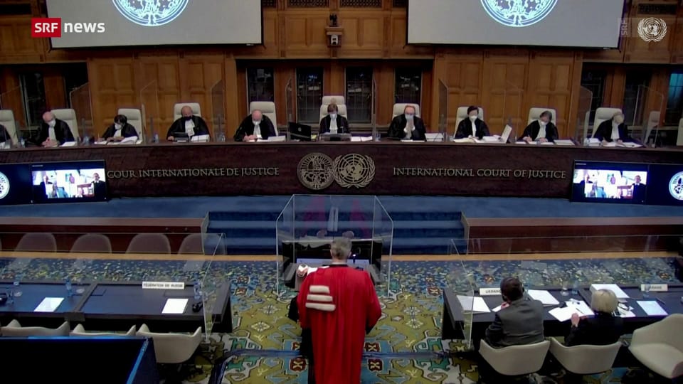 Russland steht vor dem Internationalen Gerichtshof in Den Haag