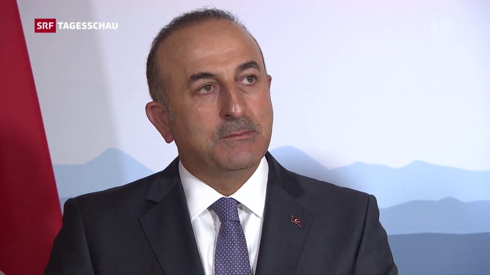 Der türkische Aussenminister zu Gast in Bern